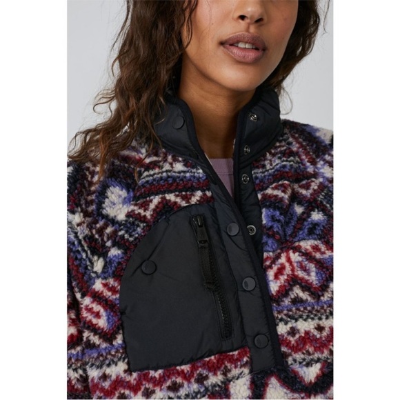 FP Movement Rocky Ridge Pullover in Purple Zebra Combo Size S - Picture 4 of 15